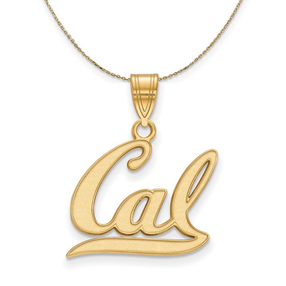 14k Yellow Gold California Berkeley Medium 'Cal' Necklace - 22 Inch
